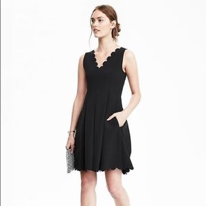 Banana Republic Scalloped Dress